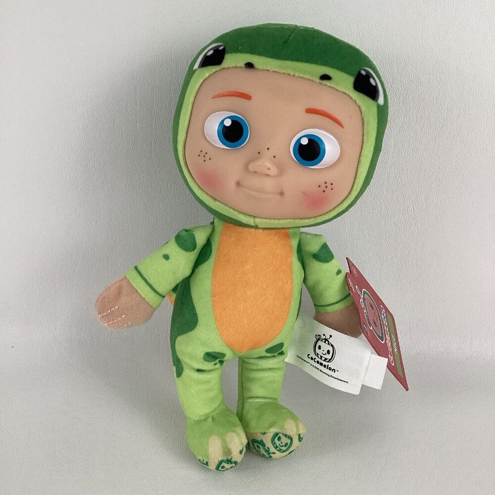 Cocomelon Nico Dino Little Plush Stuffed 8" Toy Doll Dinosaur Costume with TAGS